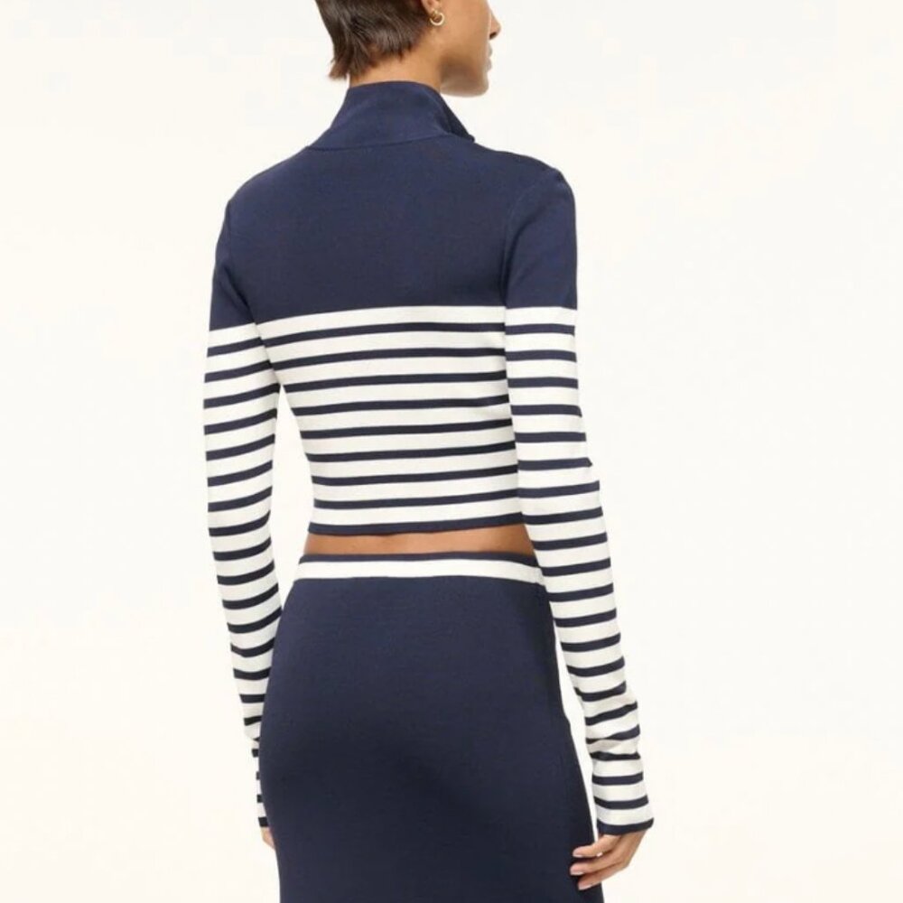 LIKE NEW STAUD Raft Top, Navy/White, size M - Picture 3 of 4